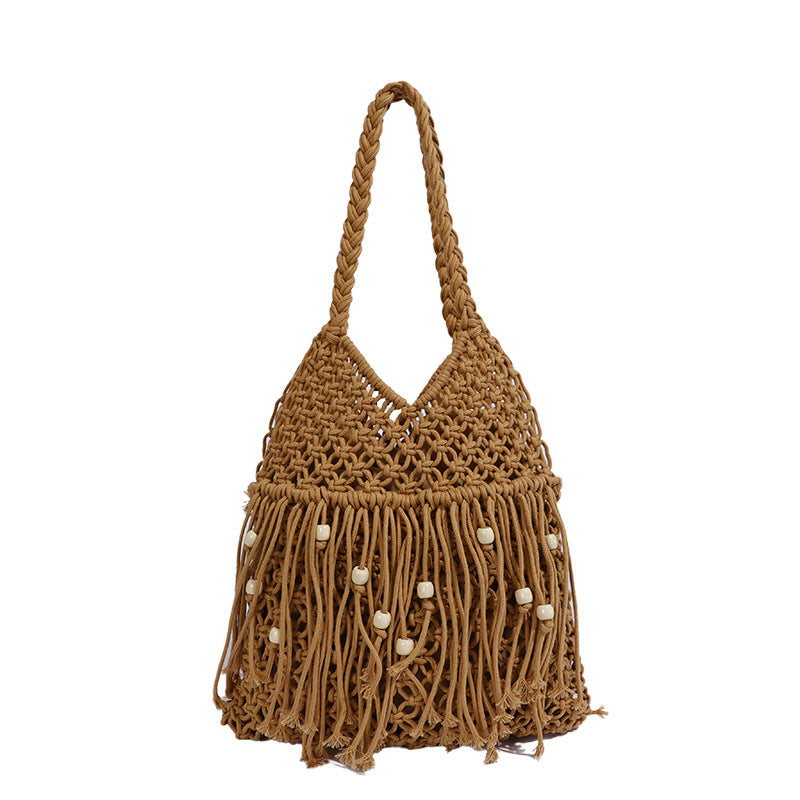 Handcrafted Macrame Bag with Tassels Stornfield