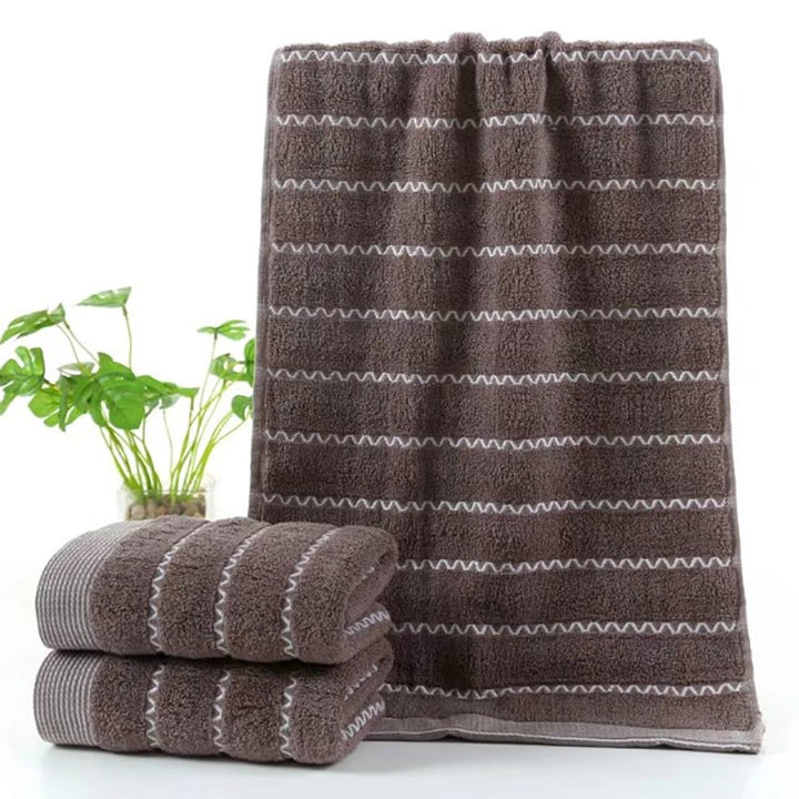 Care Towel With Stylish Stripe Pattern Stornfield
