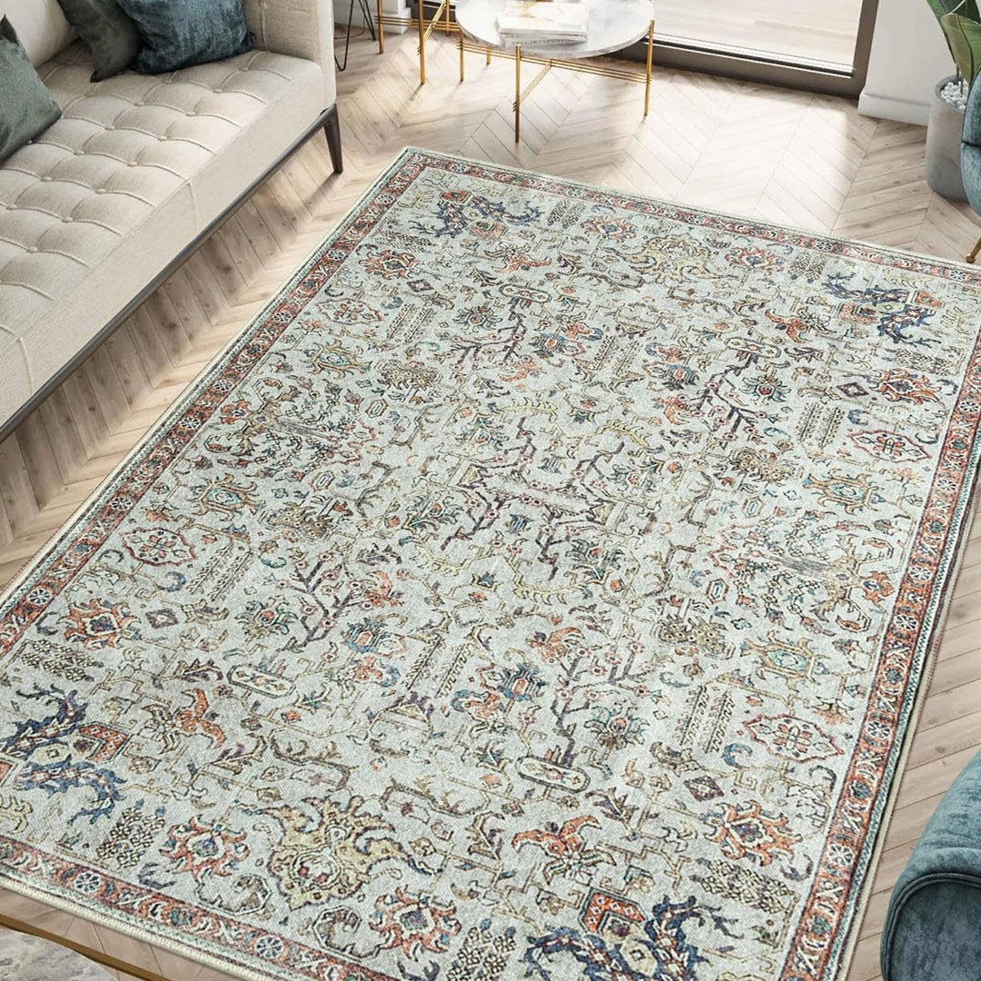 Bohemian Inspired Geometric Area Rug