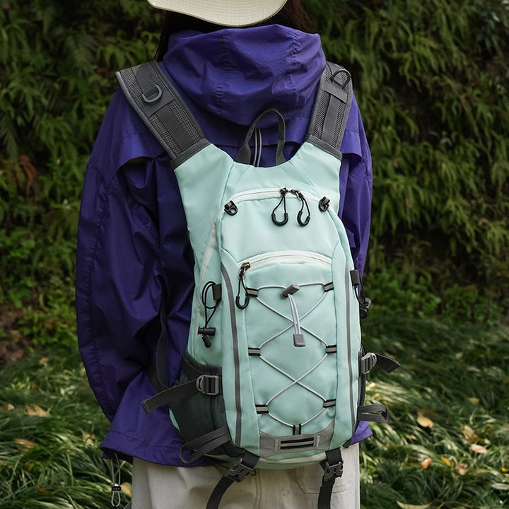 Sporty hiking backpack with ergonomic carrying system and reflective accents Stornfield