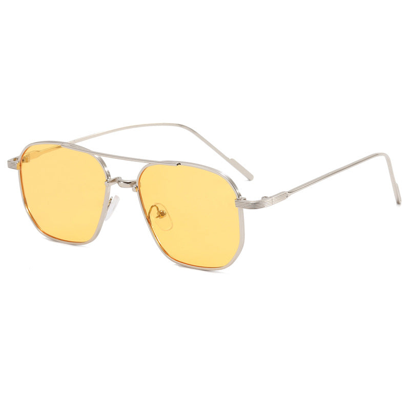 Women's fashionable geometric glasses with elegant metal frame Stornfield