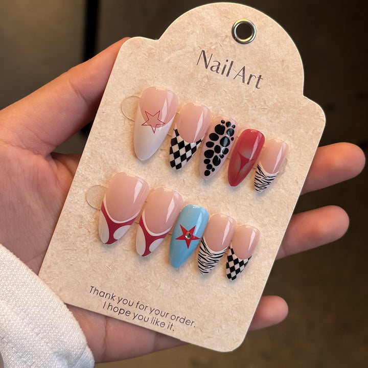 Artistic Press-On Nail Set Stornfield