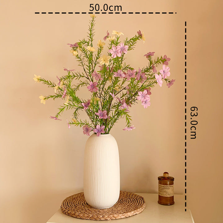 Elegant Textured Ceramic Flower Vase