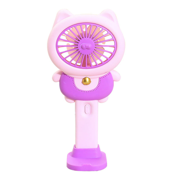 Ladies handheld fan in playful animal design Stornfield