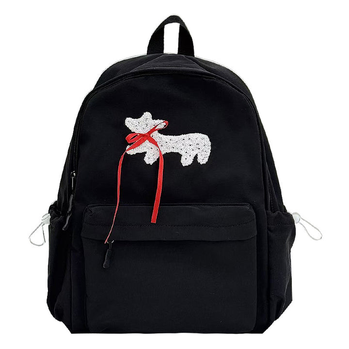 Backpack with Unique Dog Design and Practical Compartments Stornfield