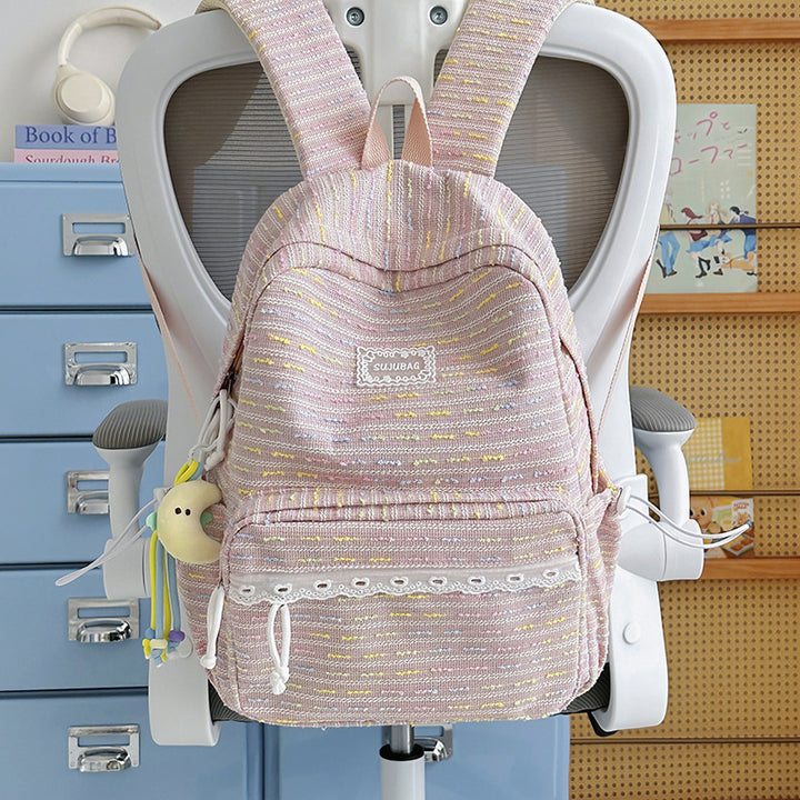 Textured Casual Backpack Stornfield