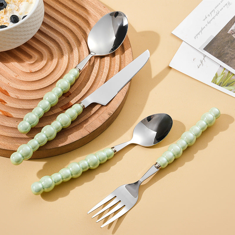 Elegant finger food fork with non-slip handle Stornfield