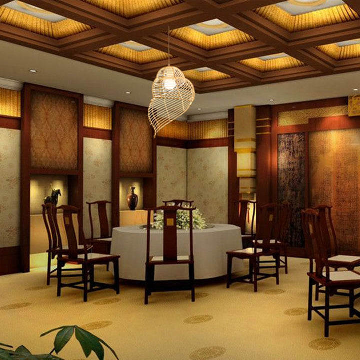 Organic Woven Pendant Light