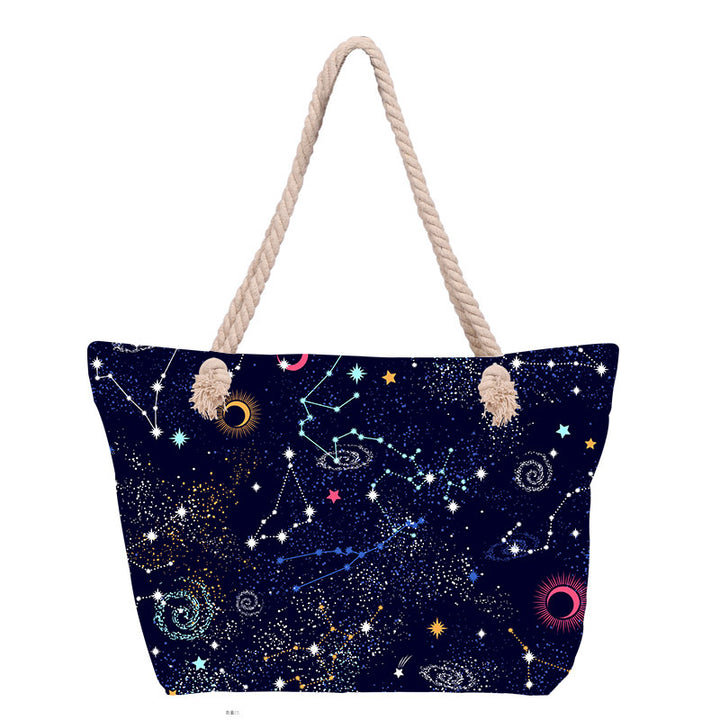 Beach bag with floral pattern Stornfield