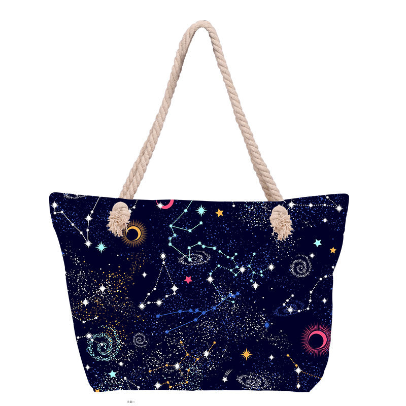 Beach bag with stylish flower design Stornfield