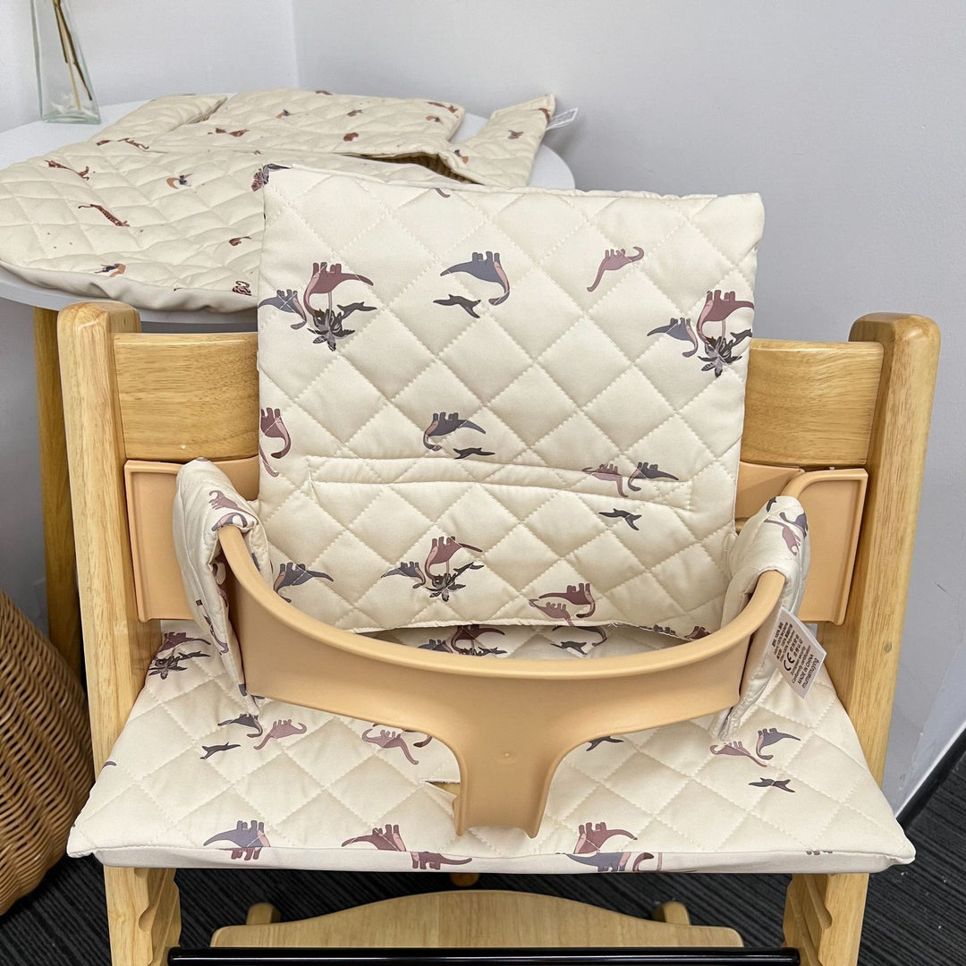 Quilted High Chair Seat Liner Cushion
