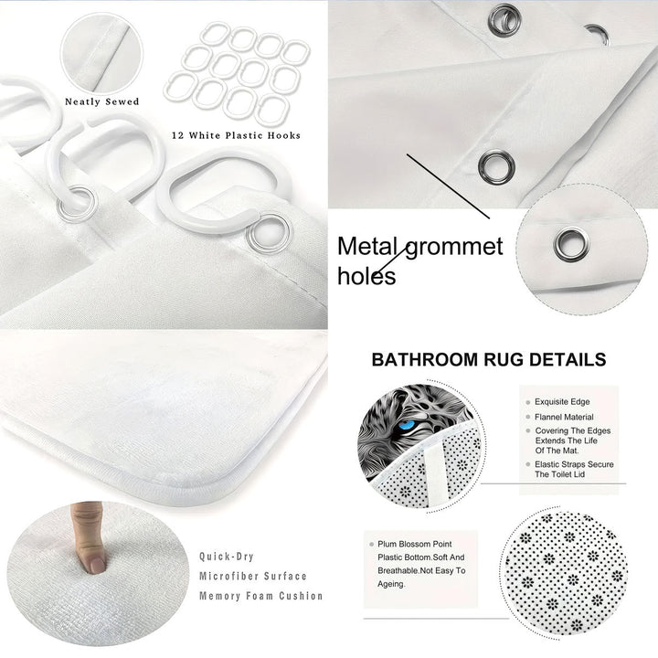 Artistic Floral Theme Bathroom Décor Set Stornfield
