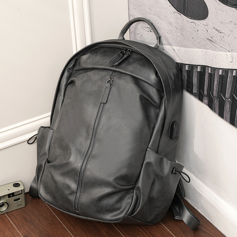 Elegant Backpack Made of Durable Faux Leather with Multifunctional Compartments Stornfield
