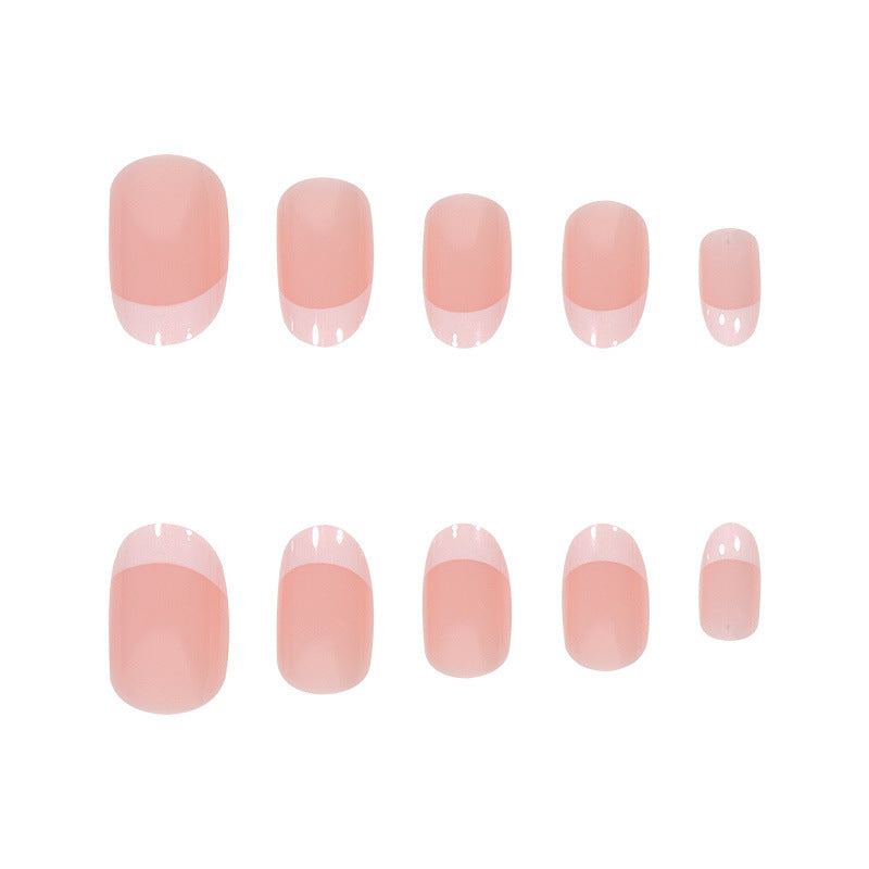 Elegant French Tip Nail Extensions Stornfield