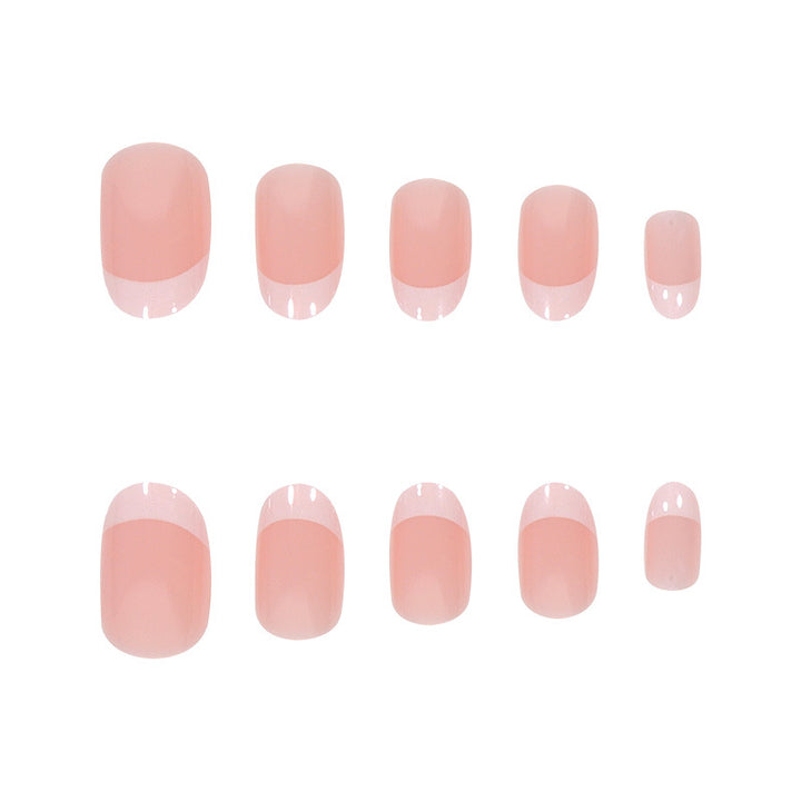 Elegant French Tip Nail Extensions Stornfield