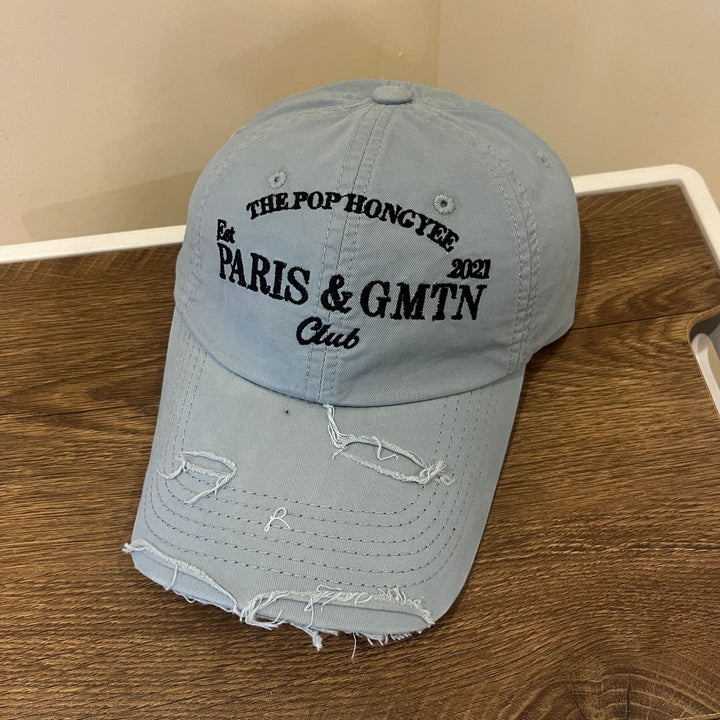 Men's Distressed Cotton Twill Baseball Cap Stornfield