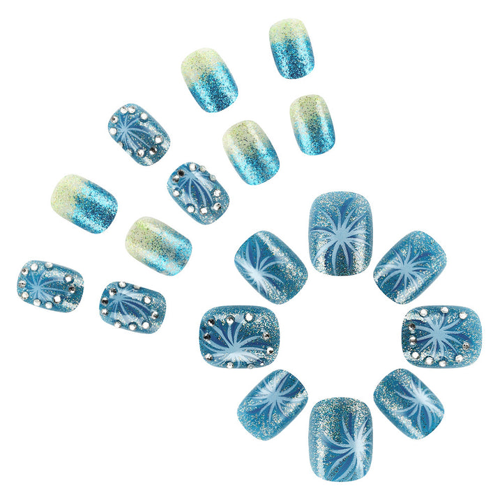 Glittering Gel Nail Art Design Stornfield