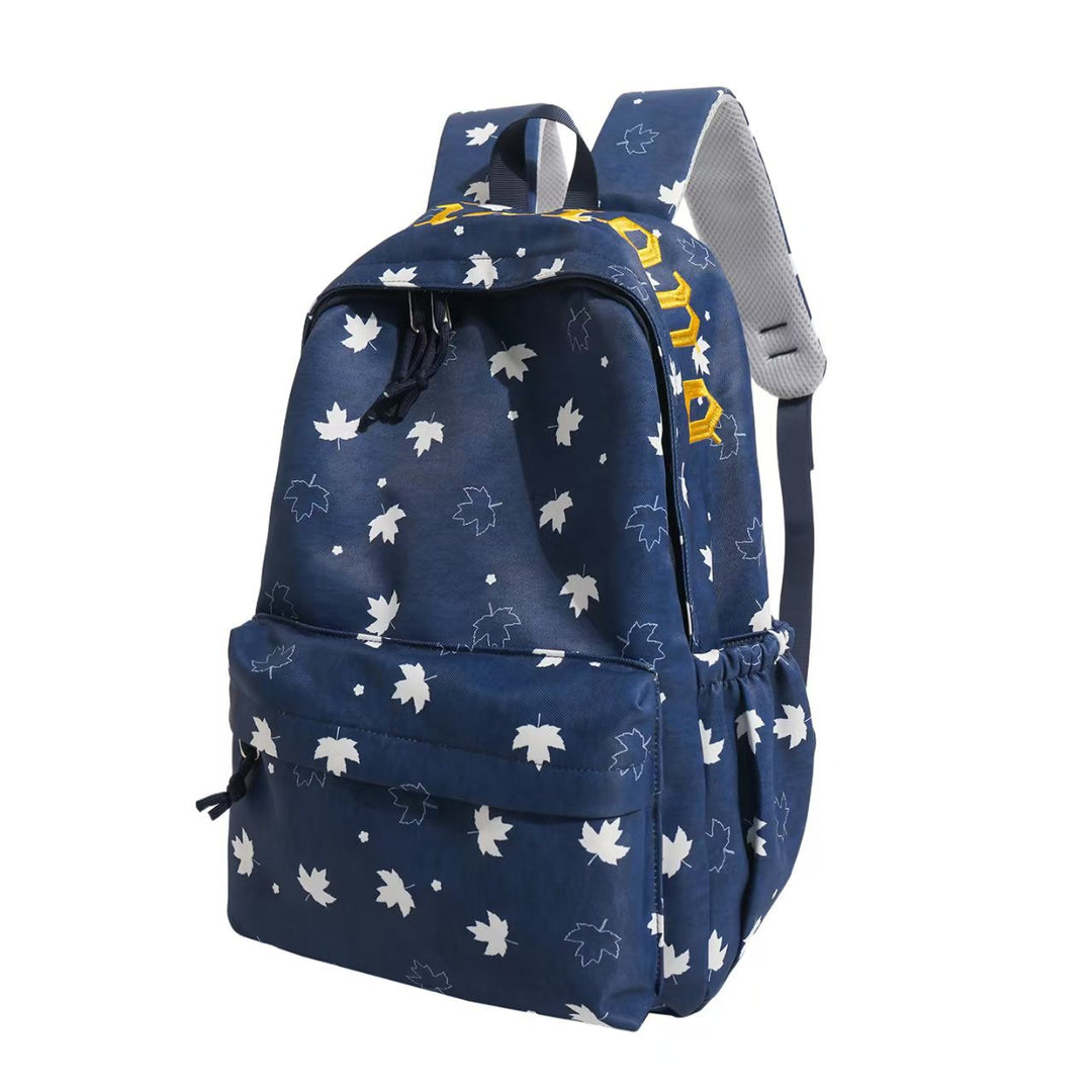 Stylish Leaf-Patterned Backpack Stornfield
