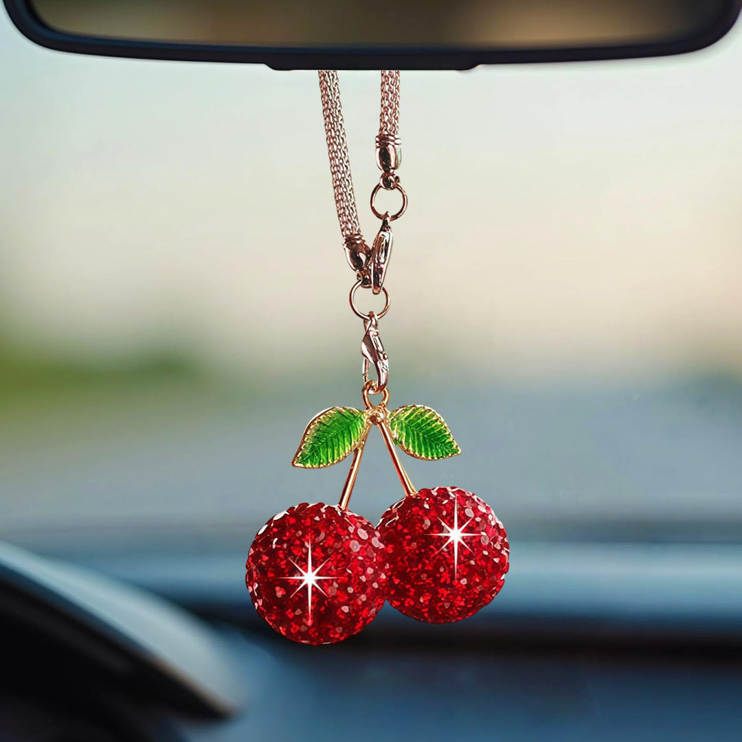 Sparkling Cherry Pendant Necklace Stornfield