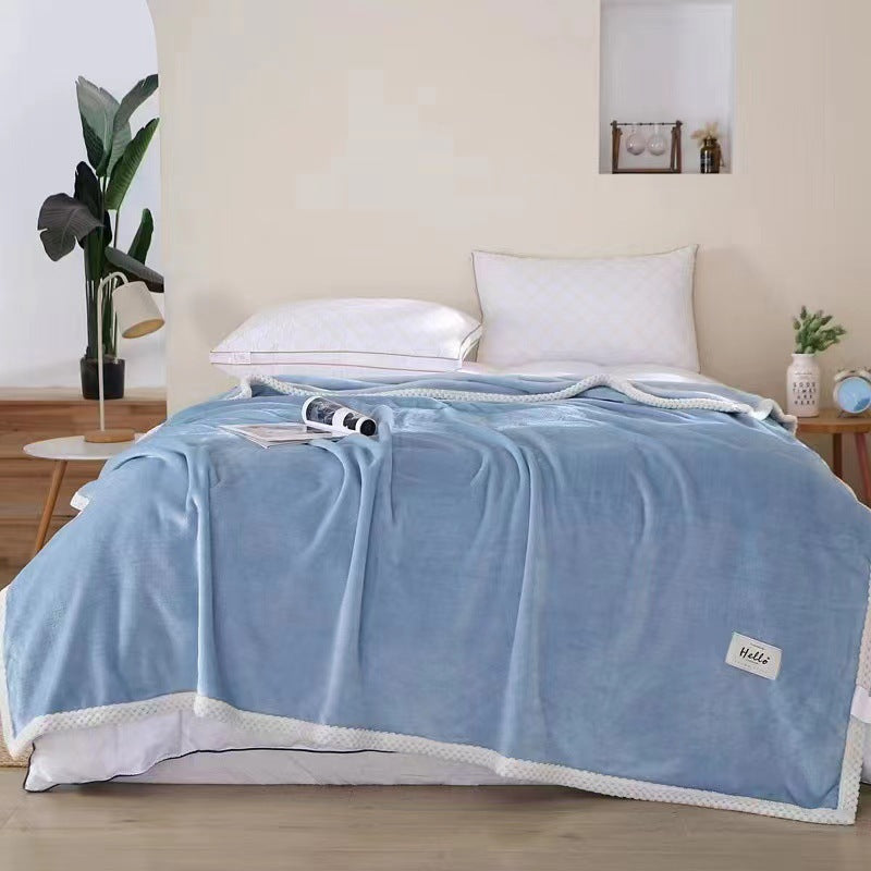 Unisex cuddle blanket with playful cloud design Stornfield