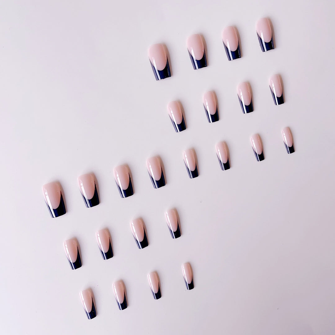 Artificial nail set with elegant tips and ombre effects Stornfield