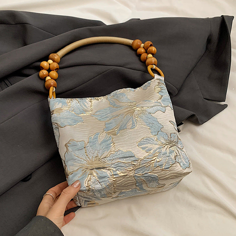Elegant Butterfly Print Handbag
