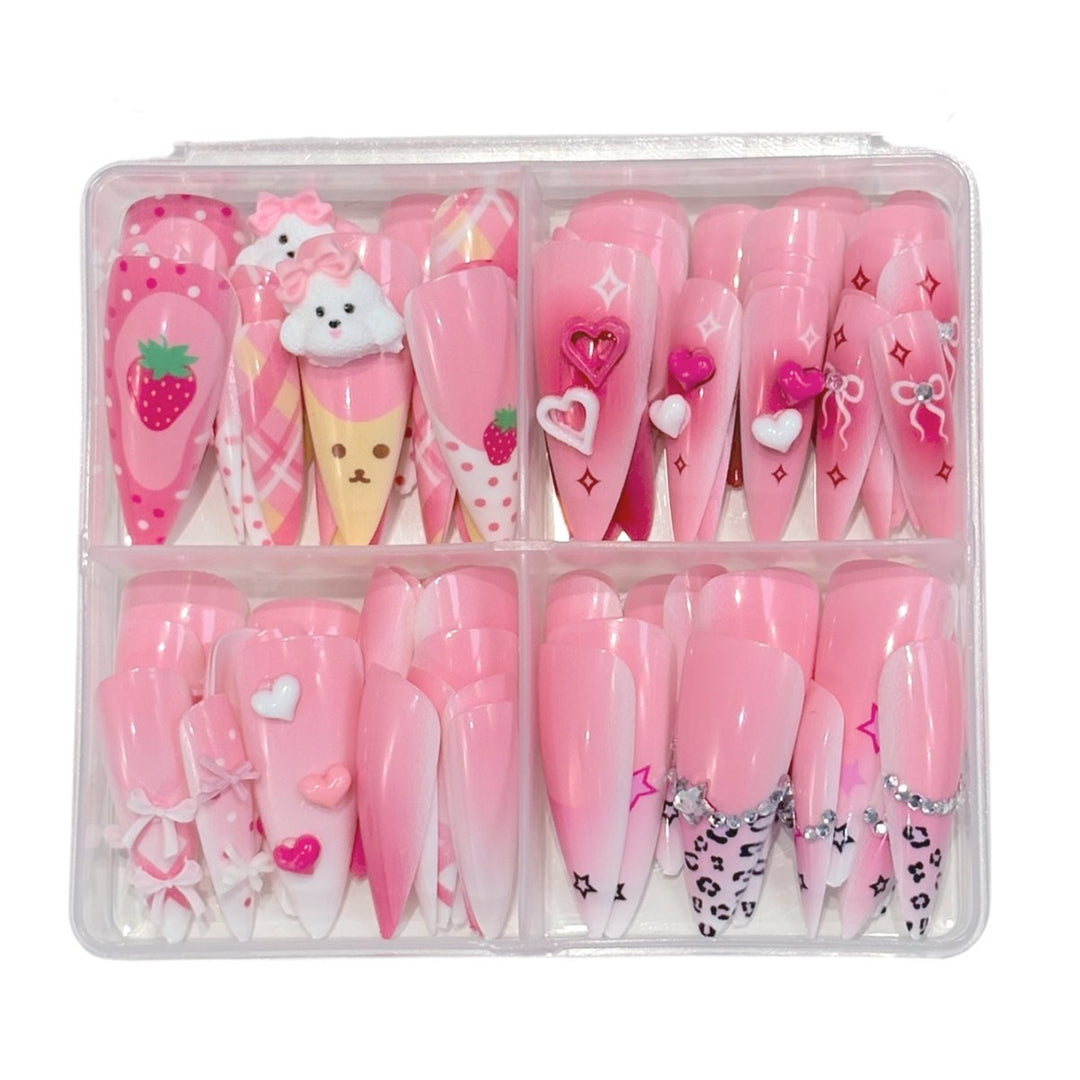 Decorative Press-On Nail Collection Stornfield