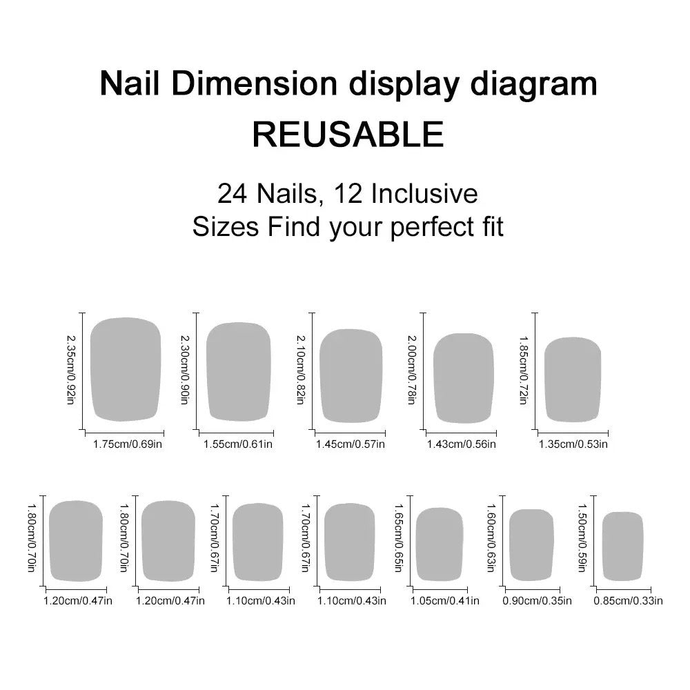 Artificial nail set with Halloween motifs and glitter accents Stornfield