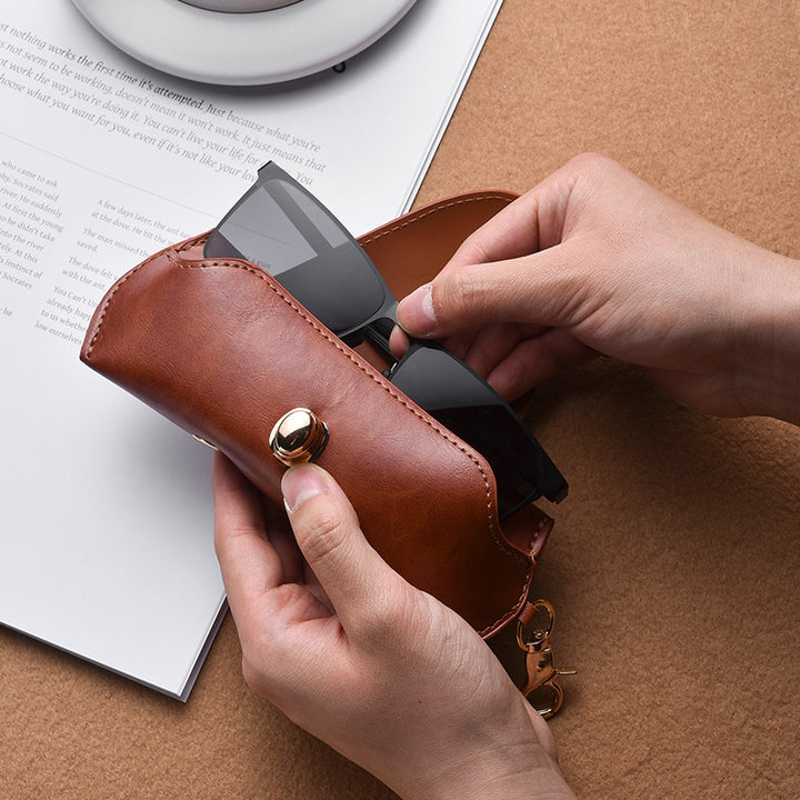 Elegant Leather Sunglasses Case Stornfield
