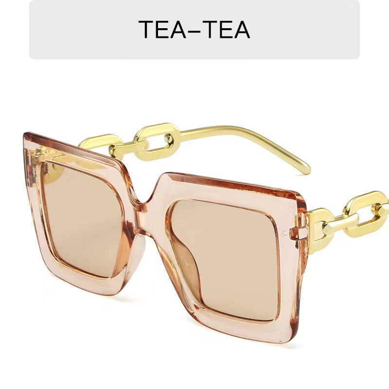 Stylish Wide Square Frame Sunglasses Stornfield
