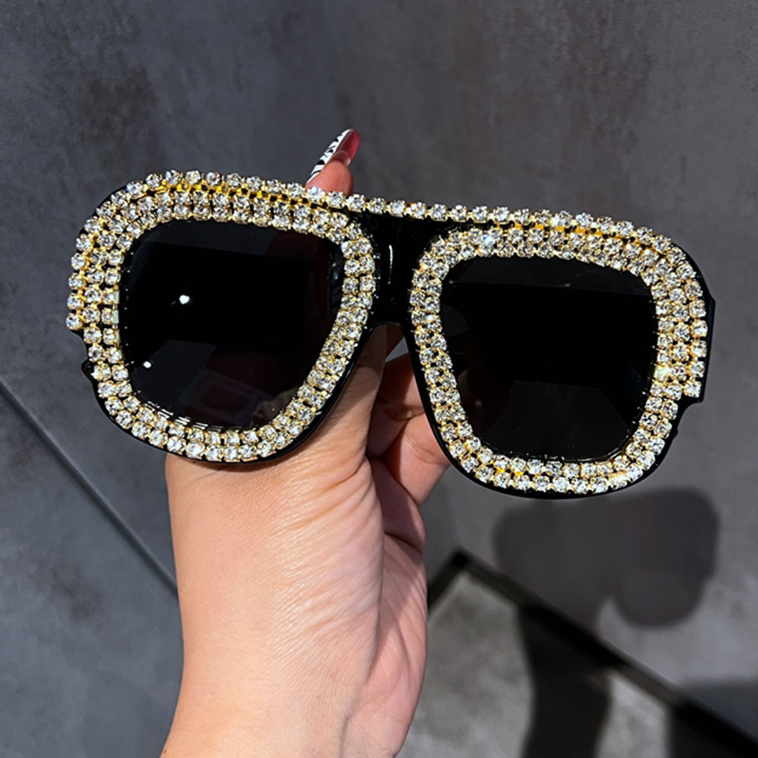 Ladies Glamorous Sunglasses with Extravagant Crystal Frame Stornfield