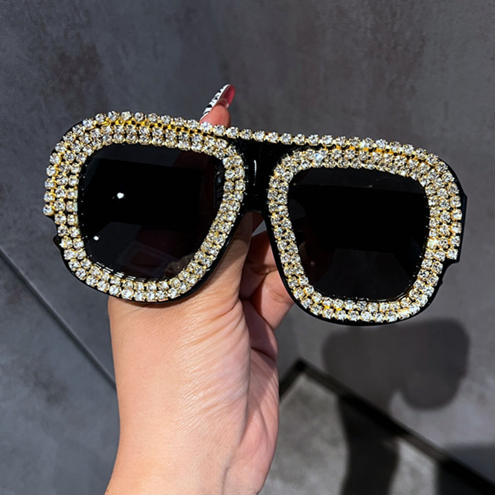 Ladies Glamorous Sunglasses with Extravagant Crystal Frame Stornfield