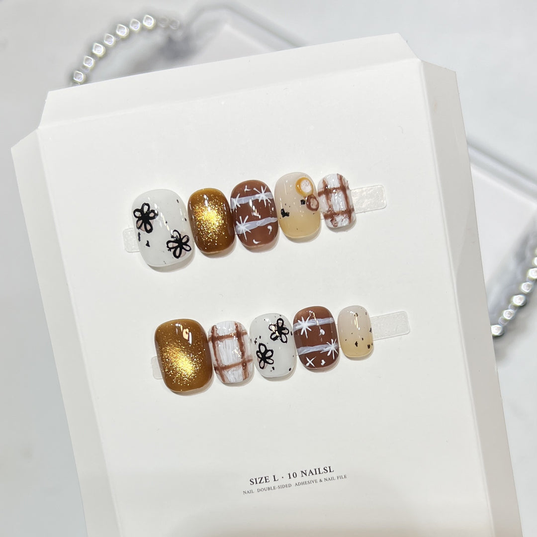 Creative Press-On Nail Art Set 1790734389