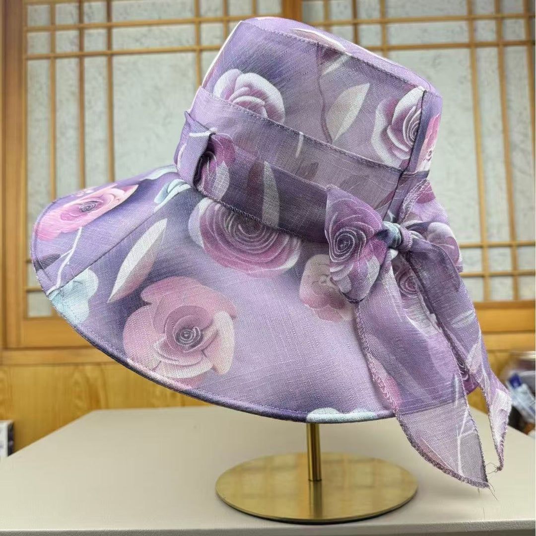 Wide Brim Floral Sun Hat Stornfield