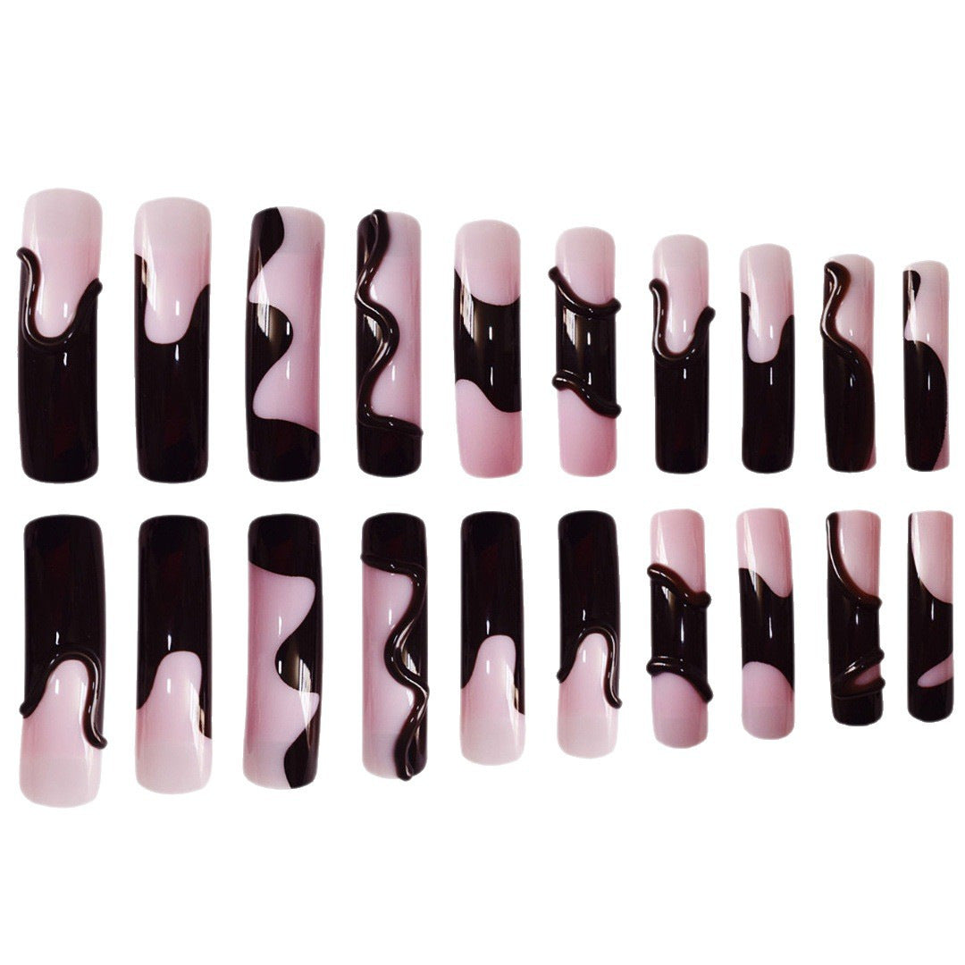Glamorous 3D Long Stiletto Press-On Nails Stornfield