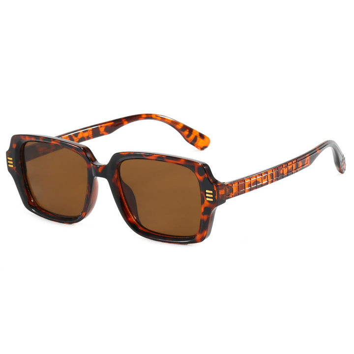 Women's fashionable square sunglasses with textured frame Stornfield