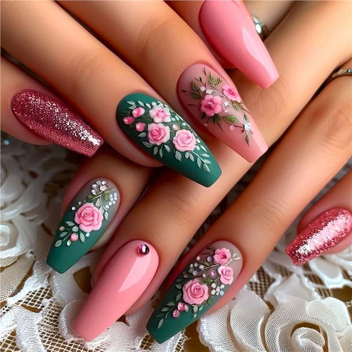 Artistic Floral Design Press-On Nails Stornfield 1788434359
