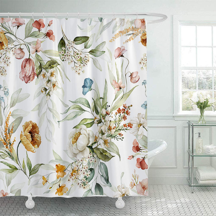 Floral Artistry Shower Curtain Stornfield