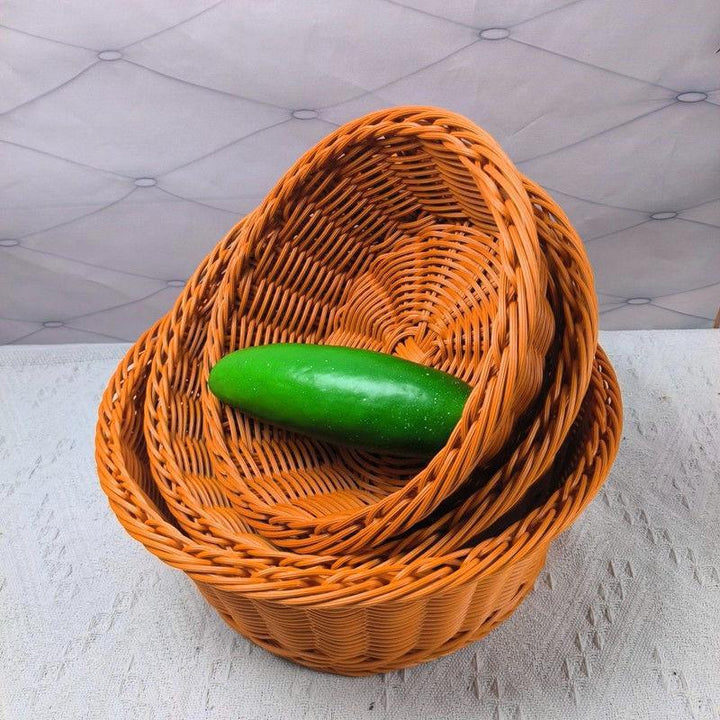 Handwoven Fruit Serving Bowls Stornfield