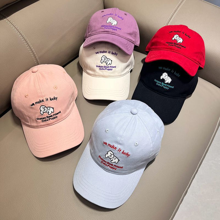 Men's Casual Embroidered Puppy Design Baseball Cap Stornfield