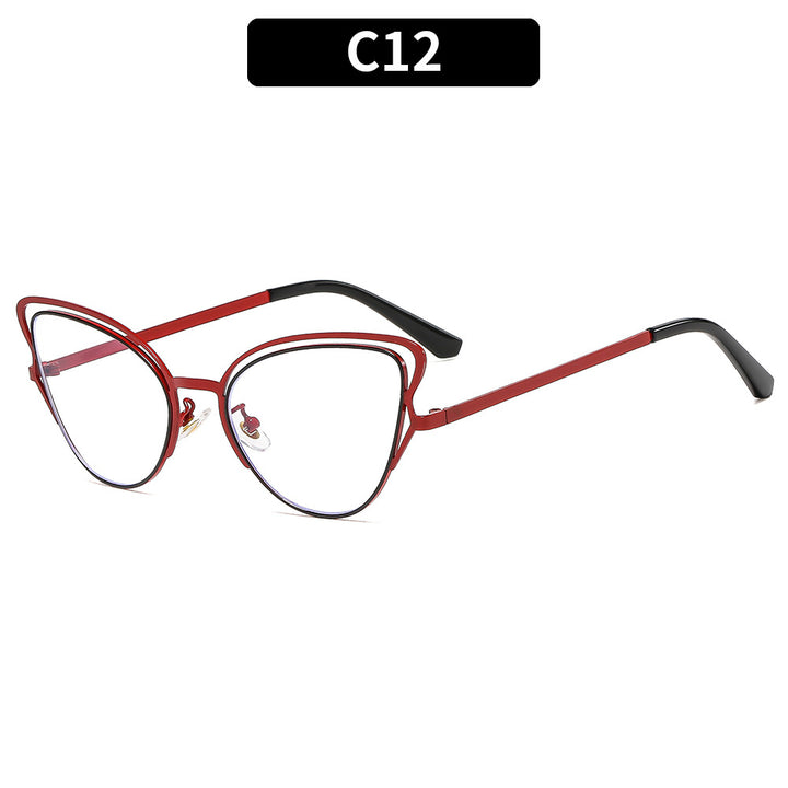 Women's Cat-Eye Sunglasses with Luxurious Metal Frame and High-Quality Gradient Lenses Stornfield