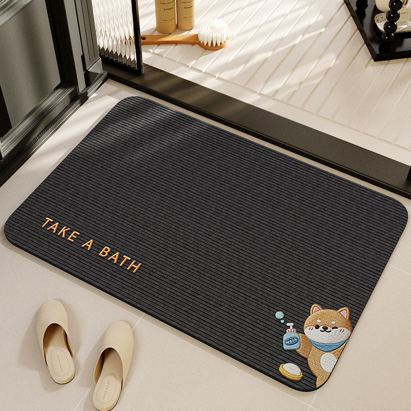 Fun Animal-Themed Bathroom Mat