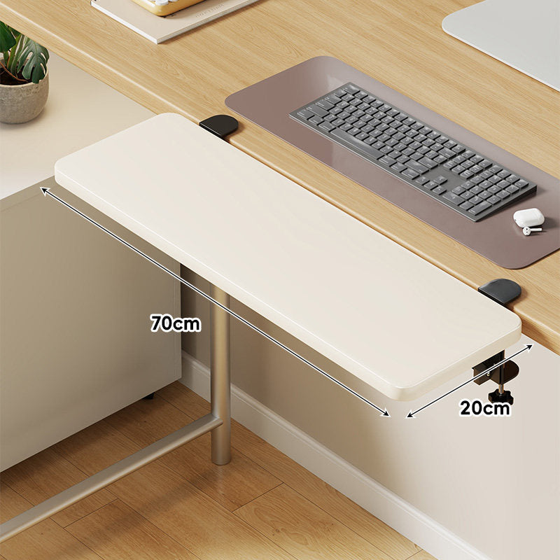 Extra-Wide Low-Profile Under-Desk Slide-Out Keyboard and Mouse Platform
