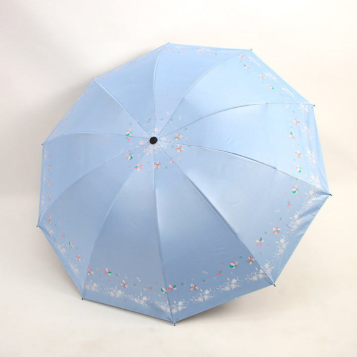 Women's Foldable Umbrella with Floral Patterns Stornfield