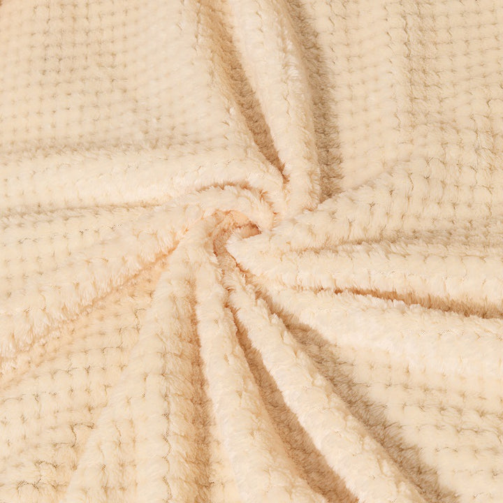 Textured Knit Throw Blanket