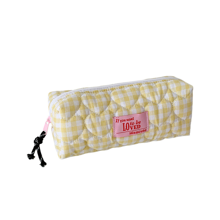 Quilted Gingham Pencil Case Stornfield