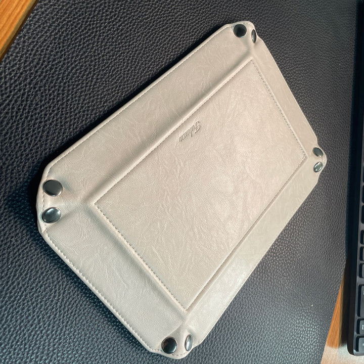 Stylish Leather Organizer Tray Stornfield