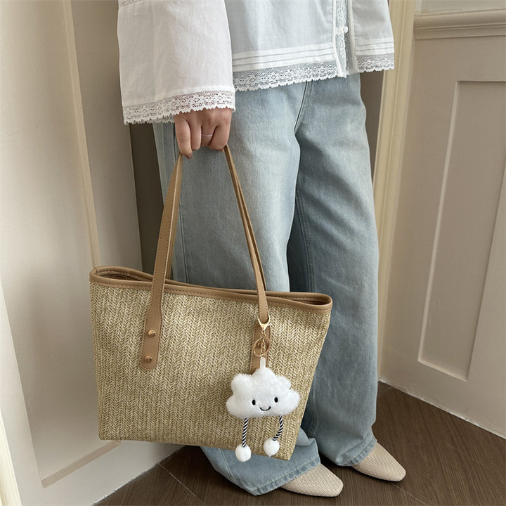 Woven Texture Tote Bag