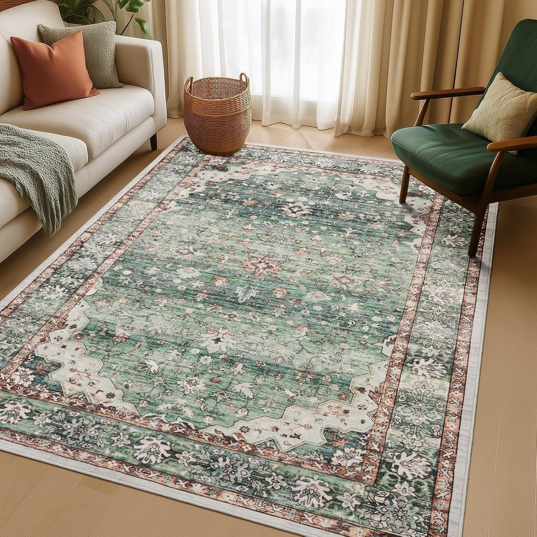 Vintage Flower Design Carpet