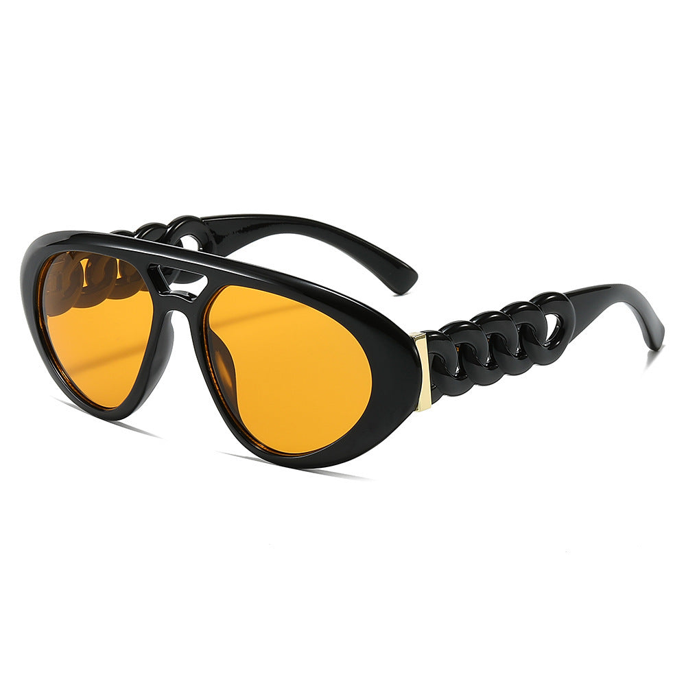 Fashion-Forward Oversized Shield Sunglasses Stornfield
